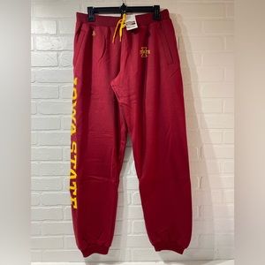 NEW - ISU IOWA Cyclones - Deklan Sweatpants ISU - Red - MEDIUM